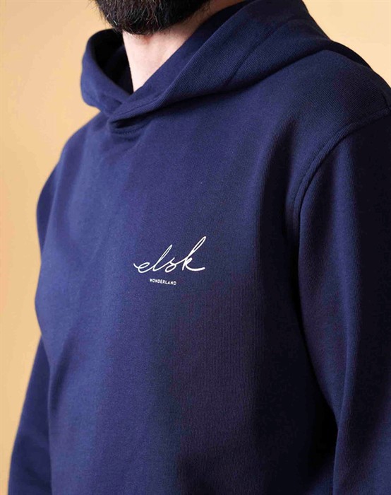 Signed Men's Hoodie - Dark Navy